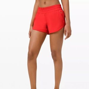 Lululemon Red Tracker Shorts